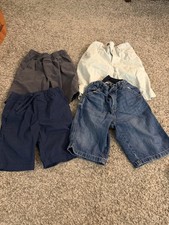 BOYS shorts size 8 lot of 4 assorted brands fabrics colors