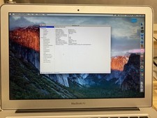 Macbook Air 2Gb/250Gb El Capitan 1.86 GHz Intel Core 2 Duo MacBookAir3,2