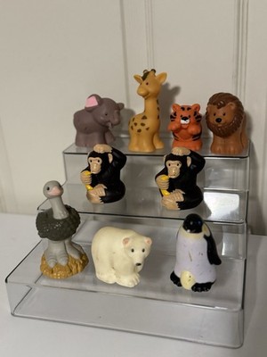 Fisher-Price Little People Zoo Noah's Ark Animal Lot of 9 Vintage Figurine Toys