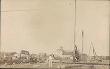 Working Logging Camp Original Vintage Real Photo Postcard RPPC