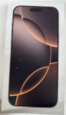 Original Apple iPhone 16 Promax Empty Box   Desert Titanium