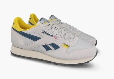 UK Größe 6 - Reebok CLASSIC mu COMFY Turnschuhe grau türkis