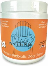 Probiotics for Dog, Roasted Beef Flavor, Supports Gut Health, All Natural Ingred