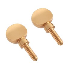 2pcs Saxophone Neck Screws, Heavy Golden Sax Neck Screw Brass Tightening Attach