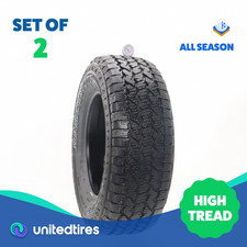 Set Of 2 Used 26565r17 Bridgestone Dueler At Ascent Enliten 112t - 1132