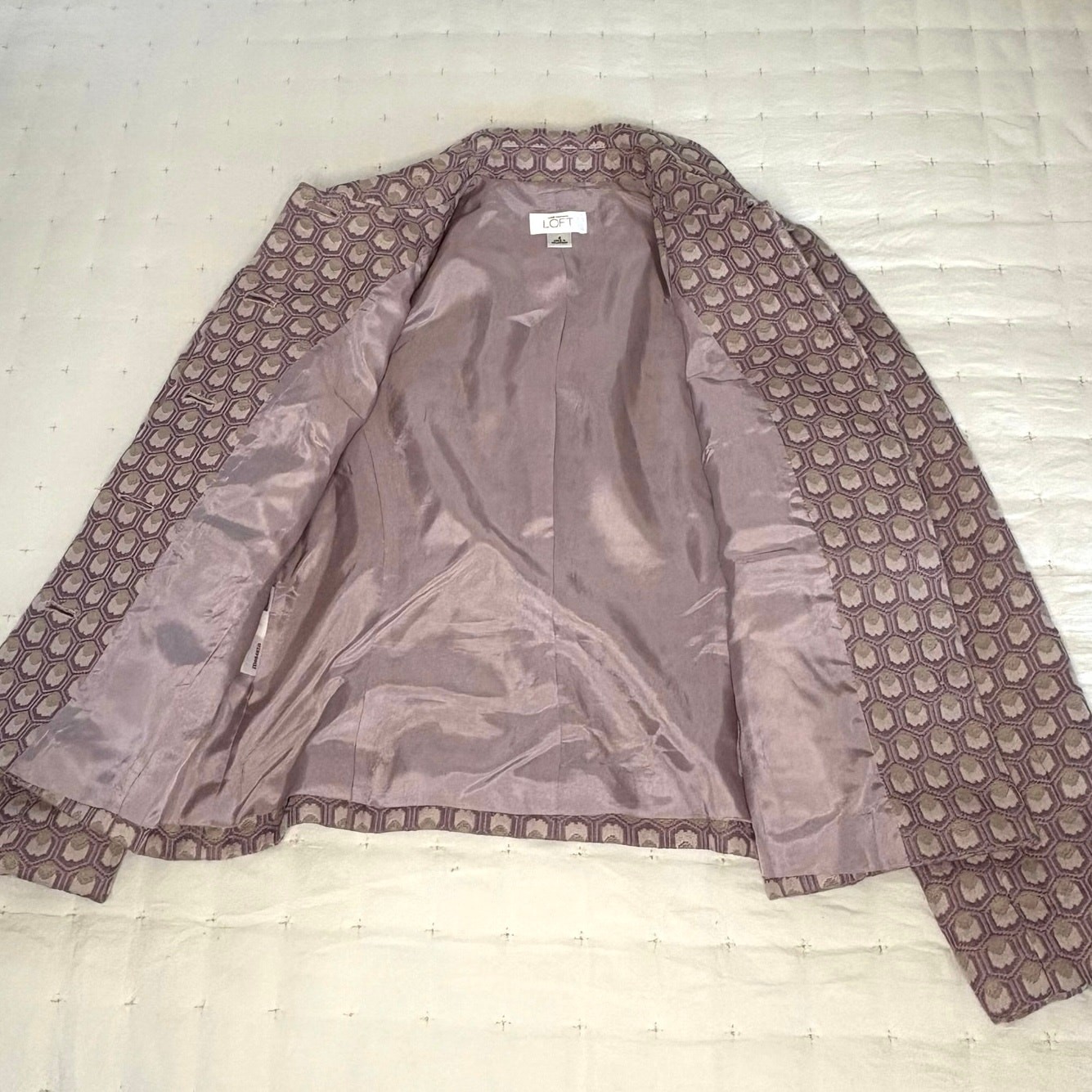 Loft Tapestry Design Button Up Blazer Women's 4 L… - image 9