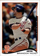 2014 Topps Update Baseball Card #US83 Brandon Hicks