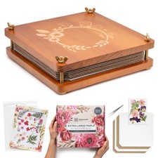 Premium Extra Large Wooden Flower Press for Adults - Solid Maple Wood Flower ...