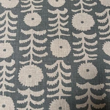 Penny Morrison Killi Fabric Blue Duck Egg On Natural 5 YdAvail. Sold Bty