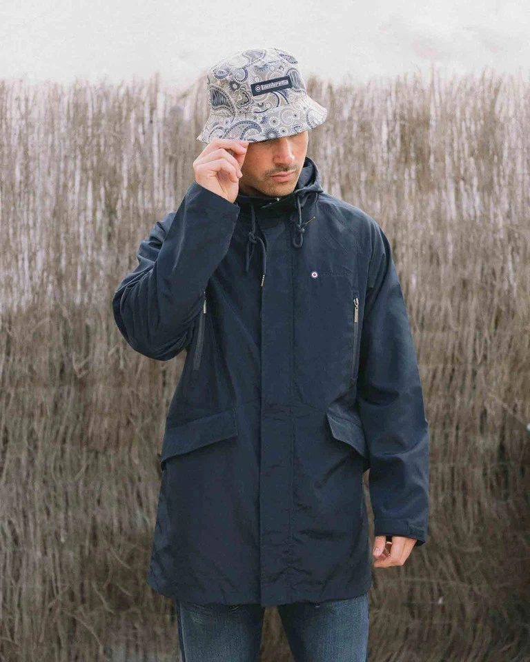 Lambretta Mens Heaton Parka Jacket Showerproof Sizes M-4XL - Image 2 of 4