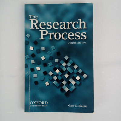 The Research Process Fourth Edition 2004 Book by Gary D Bouma Oxford