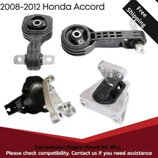 Engine Transmission Motor Mount Kit Fits 06-11 Honda Civic 1.8L For Automatic