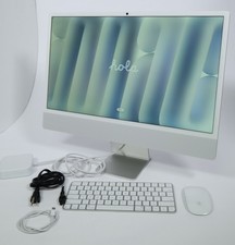 Apple 2024 iMac 24-inch M4 256GB 16GB RAM Silver Good Condition macOS Tahoe