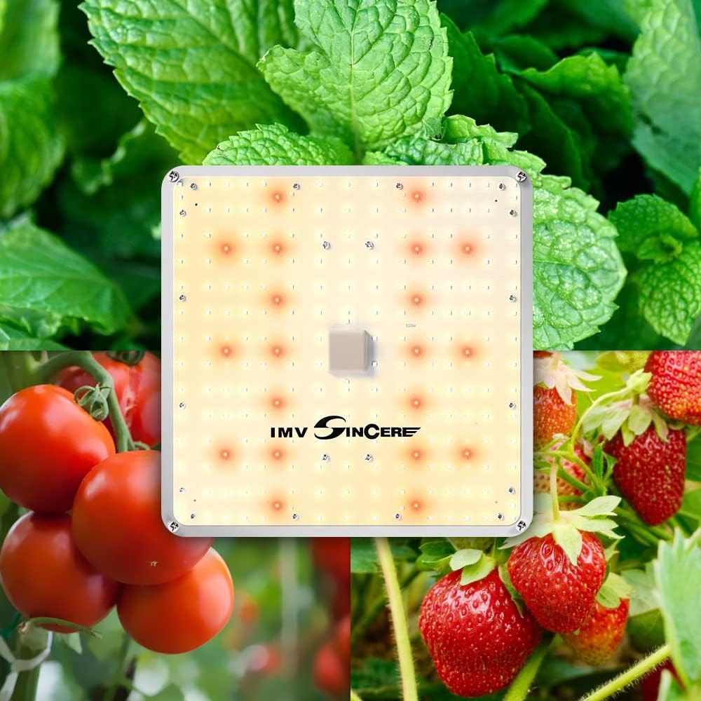 LED Grow Lights, 2025 100W Ful, Veg & Bloom, Dimmable Plants 3x3 Grow