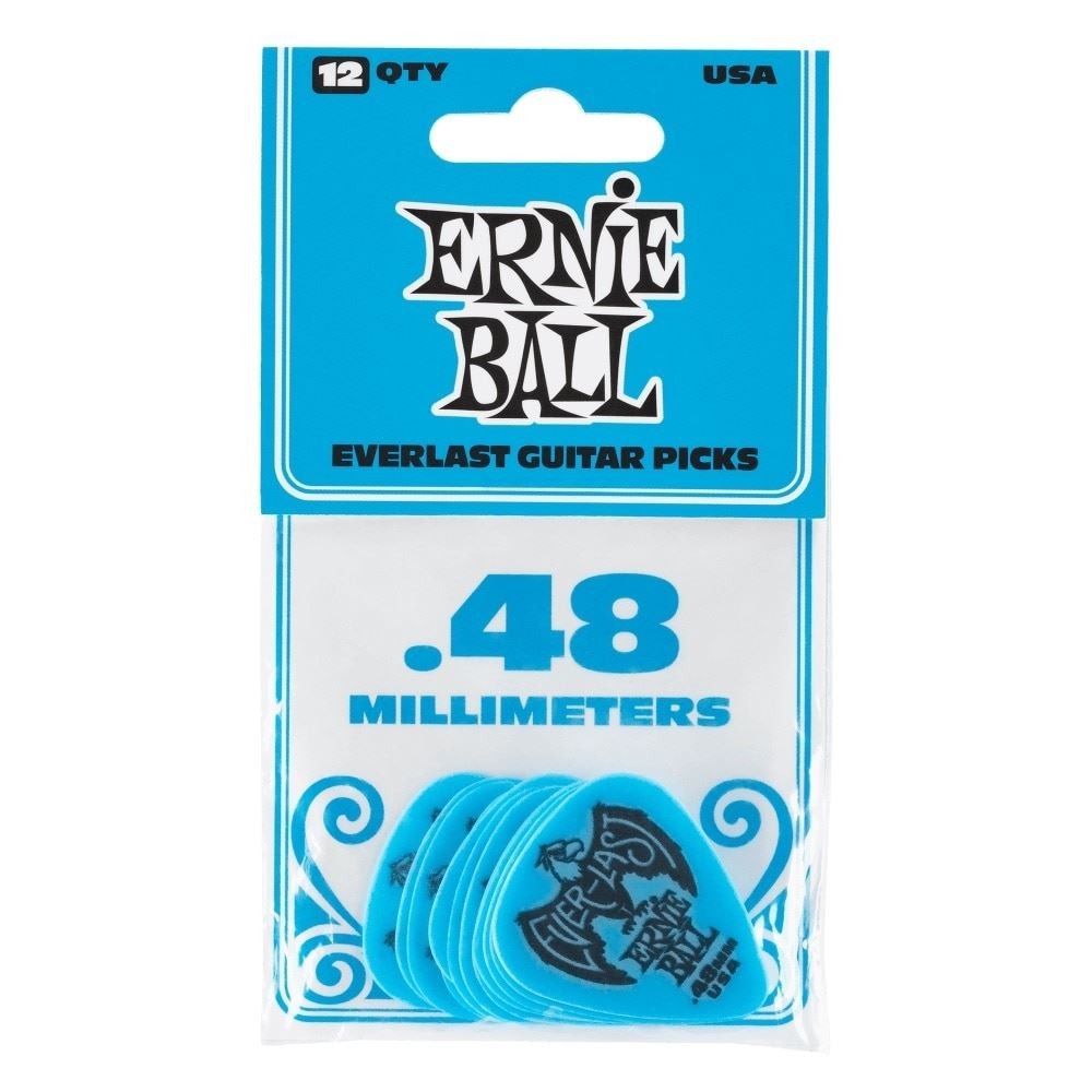 Ernie Ball 48-миллиметровые синие отмычки Everlast 12 штук в упаковке 3690₽