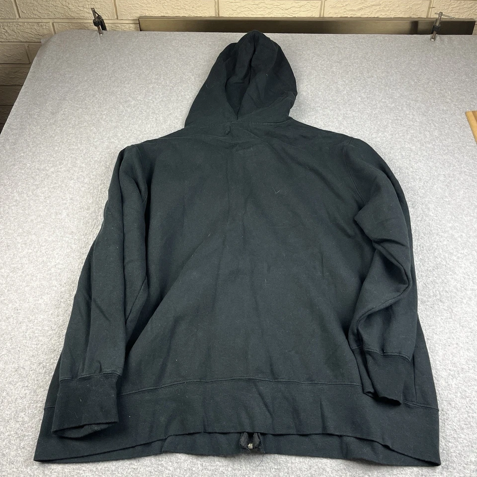 Moletom com capuz vintage Betty Boop feminino plus 4X zíper preto 2008 King Features Syndicate - Imagem 4 de 4