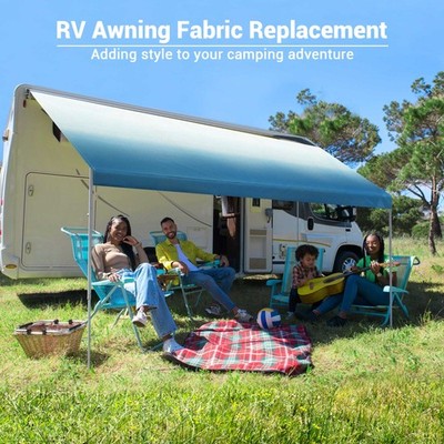 Yescom 8x14FT RV Awning Fabric Replacement Weatherproof Sunshade Closeout
