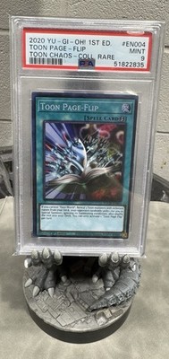 Yugioh Toon Page-Flip TOCH-EN004 Collector Rare PSA 9