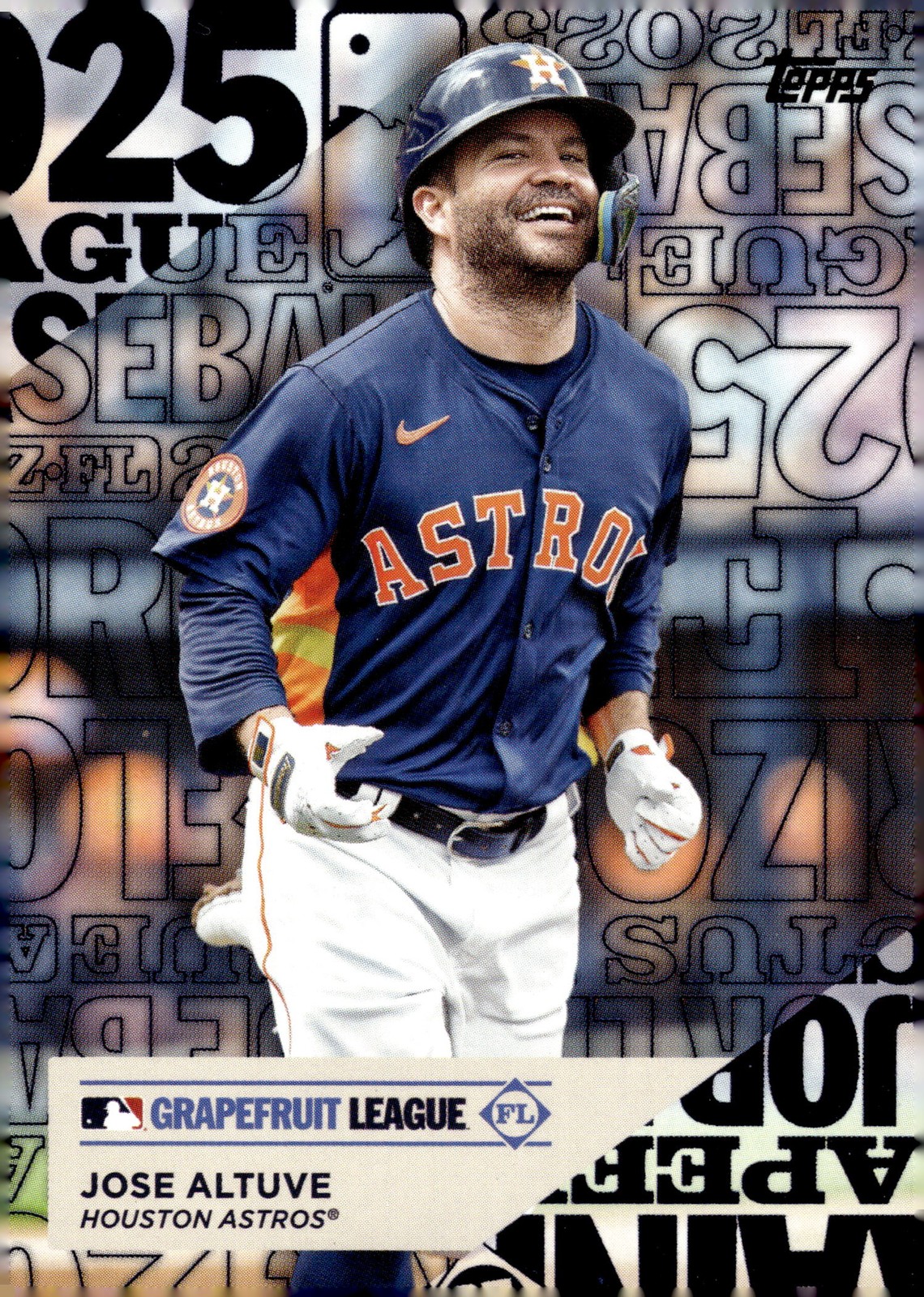 2025 Topps #260 Jose Altuve Spring Training
