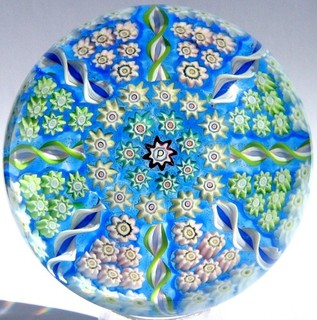 Briefbeschwerer Paperweight PERTHSHIRE PP1 Millefiori Cartwheel 1978 1981