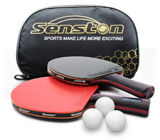 Professional Table Tennis Paddles Advance Intermediate Ping Pong Paddle Set of 2