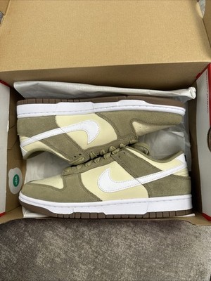 Größe UK 8,5 - Nike Dunk Low Neutral Olive Green Khaki Brown White Grey - UVP 120£