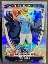 2025 Panini Rookies & Stars Cam Ward #22 Crusade Silver Prizm RC