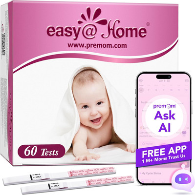 Easy@Home 60 x Schwangerschaftstest Frühtest 10 mIU/ml - Empfindliches 