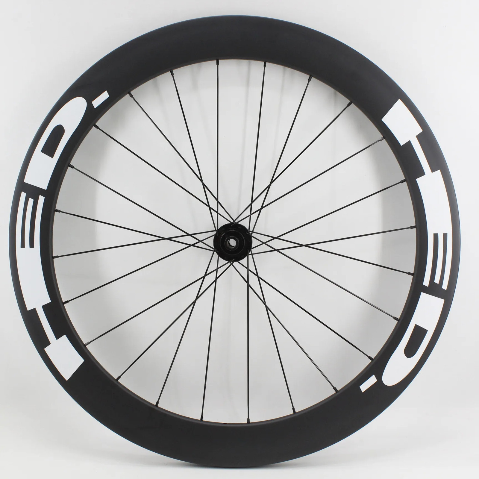 700C Road Bicycle Matt UD Full Carbon Fiber Wheelset Disc Brake Center Lock Hubs