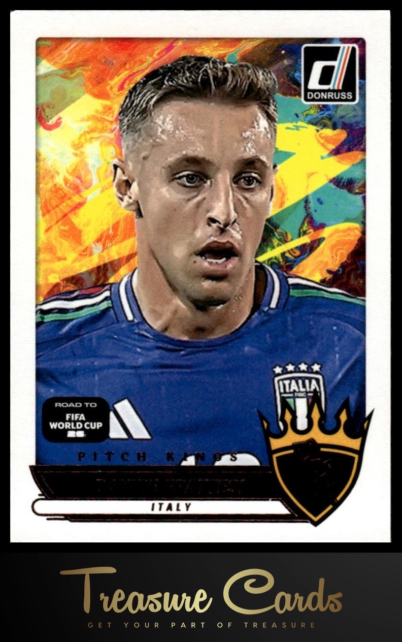 2025-26 Donruss Road to FIFA World Cup #7 Davide Frattesi Pitch Kings