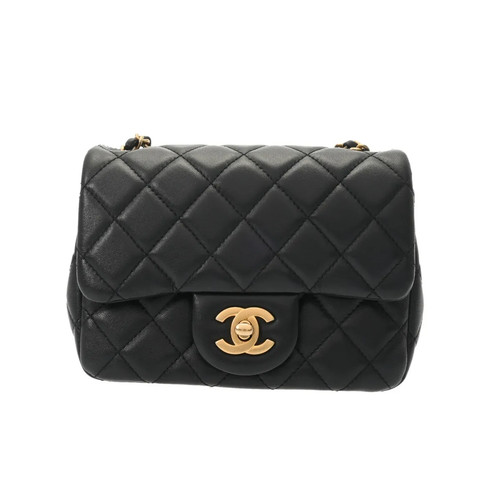 Chanel Mini Flap Bag Furiru Chain Shoulder AS3205 Shoulder Bag Black #WB799