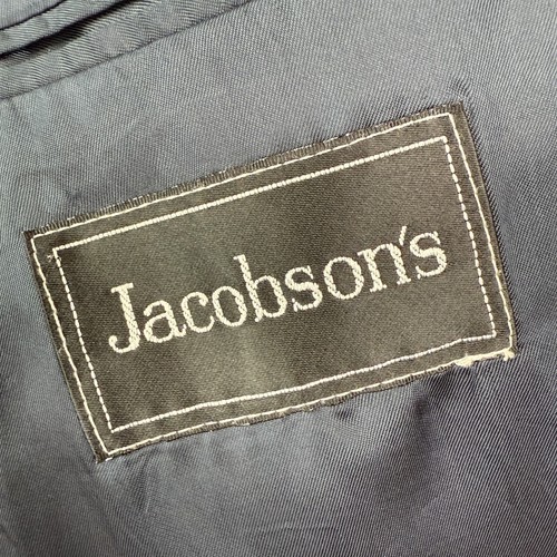 VINTAGE Joseph Abboud Suit Mens 44R Midnight Navy Blue 2 Button Canvas Wool 90s - Picture 9 of 22