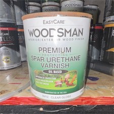 EasyCare Woodsman Spar Urethane Varnish Gloss Clear 1 Quart Oil-Based SV12