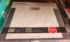 Taylor Digital Glass Marble Bathroom Scale, Scale for Body Weight, Highly Accura