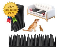 5Pack Scat Mats for Dogs Heavy Duty Solid PP Pet Deterrent Mats to Keep Dogs o