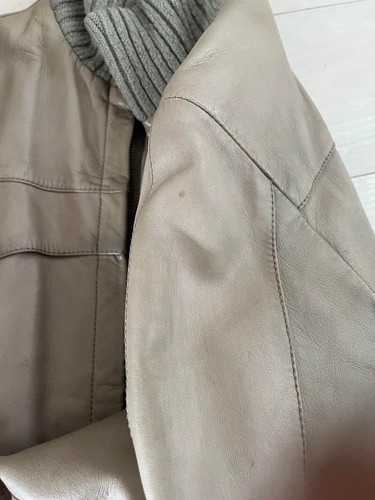 Louis Vuitton Lambskin Leather Blouson Jacket – Beige (Size 36) Collection- USED - Picture 5 of 12