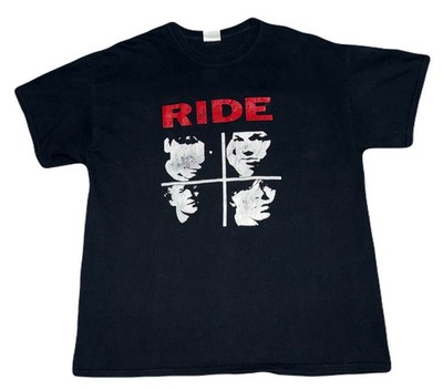 Rare Vintage 90s Ride Going Blank Rock Grunge Tour Euro Concert Size XL