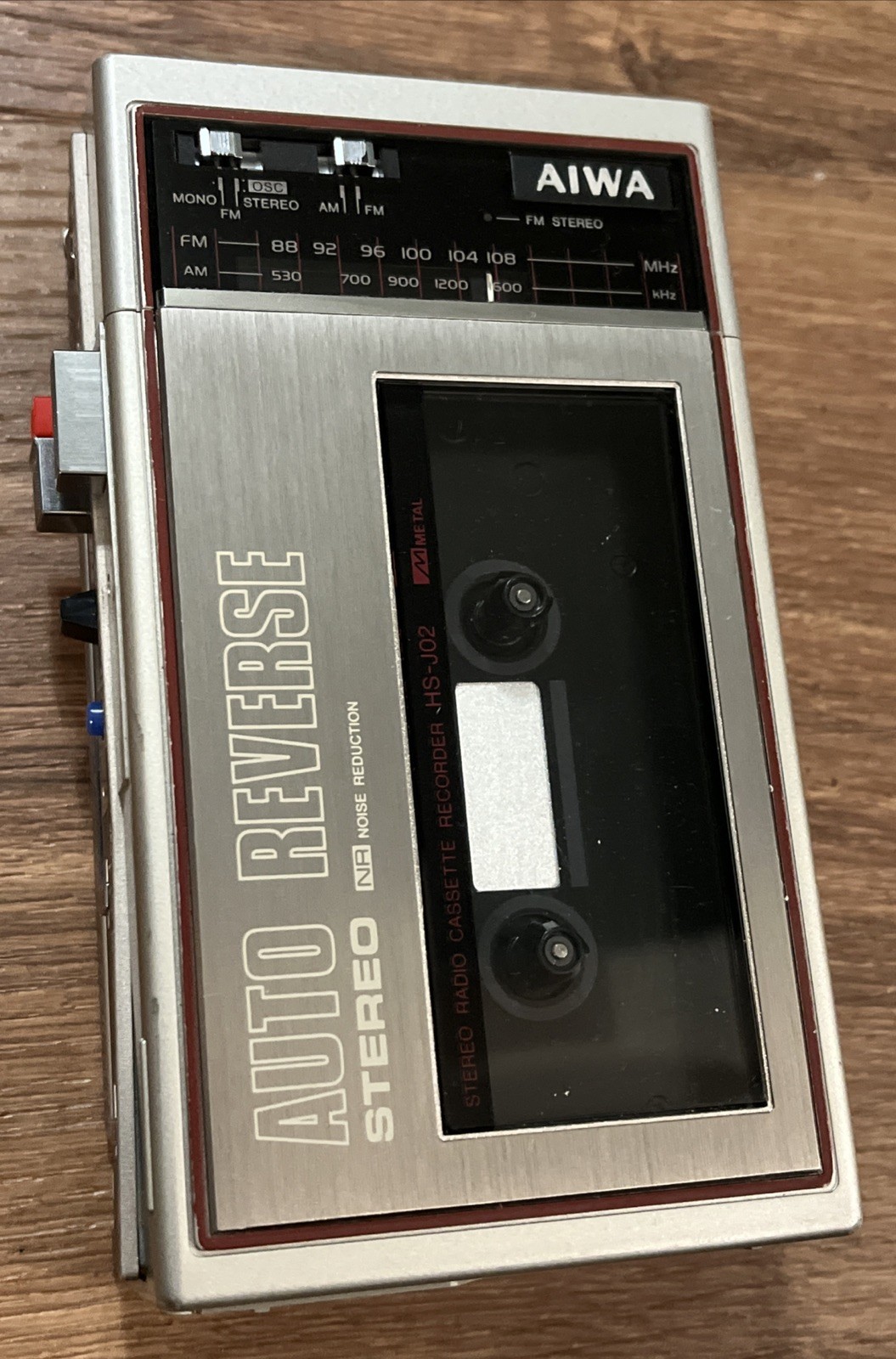 Vintage AIWA HS-J02 AM FM Cassette Player Walkman Radio Works Tape Not Working
