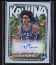 2023-24 Bowman University Chrome Tyrese Proctor The Big Kahuna Autographs #/150