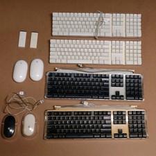 Apple Keyboard/Mouse/Remote Lot of 10 Vintage...