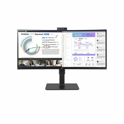 Monitor LG 34BQ77QC-B Wide Quad HD 34'' 60 Hz