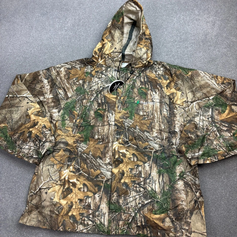 Chaqueta RealTree Adulto X Grande Marrón Ropa de Trabajo Camuflaje Caza Ligera Capucha Hombres Foto 2 de 4