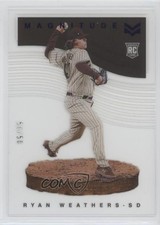 2021 Panini Chronicles Magnitude Blue 50/50 Ryan Weathers #34 2b2