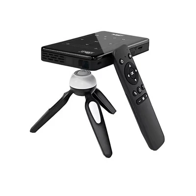Q13D Mini DLP Projektor Android Heimkino Beamer 4K Decoder 1GB/8GB WLAN HDMI USB - Bild 1 von 4