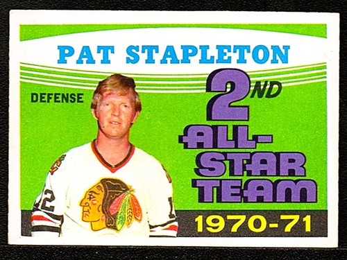 1971 - 72  OPC O Pee Chee # 258  PAT STAPLETON   ALL STAR    VG-EX - Picture 1 of 2