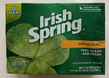 8 Irish Spring Original Deodorant Soap 3.7 oz each 1-8pk