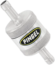 PINGEL Fuel Filter - Short - Satin - 5/16" SS1P
