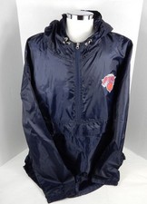 2018 Mens New York Knicks Anorak Navy Basketball Jacket Majestic Size 3XLT