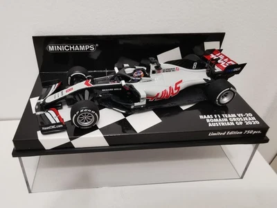 HAAS F1 VF-20 Romain Grosjean 2020 1/43 Minichamps Formula 1 Austrian Gp - Photo 1/4