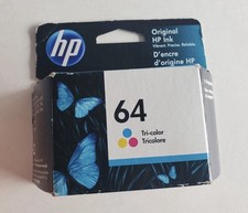    Genuine HP 64 Tri-color Ink Cartridge - Dated 03/2026 
